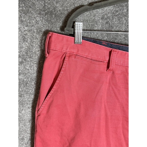 Nautica Flex Classic Fit‎ Straight Leg Chino Pants Mens Size 40x32 Coral Pink - Picture 7 of 13